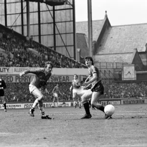 English League Division One match at Goodison Park. Everton 1 v Manchester United