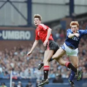 English League Division One match at Goodison Park. Everton 3 v Manchester United 2 English League Division One match at Goodison Park. Everton 3 v Manchester United 2