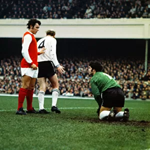 English League Division One match at Highbury. Arsenal 2 v Derby County 0