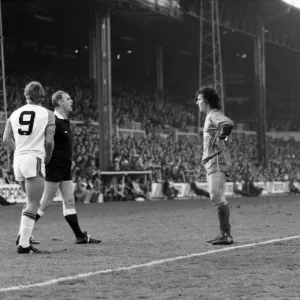 English League Division One match at Kenilworth Road. Luton Town 0 v Liverpool 0 English League Division One match at Kenilworth Road. Luton Town 0 v Liverpool 0