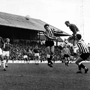 English League Division Two match at Ninian Park. Cardiff City 1 v Newcastle United