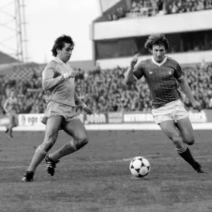 Nottingham Forest 3 v Manchester City 0 English League Division One Print November 1982 Nottingham Forest 3 v Manchester City 0 English League Division One Print November 1982