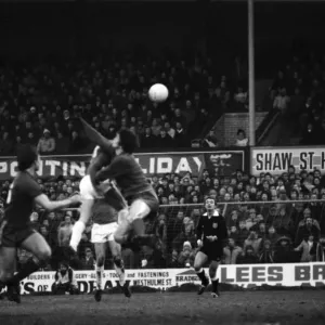 English League Division Two match. Oldham Athletic 0 v Blackburn Rovers 3 English League Division Two match. Oldham Athletic 0 v Blackburn Rovers 3
