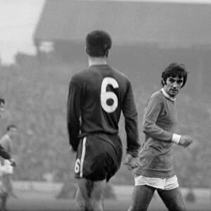 English League Division One match at Stamford Bridge. Chelsea 1 v Manchester United