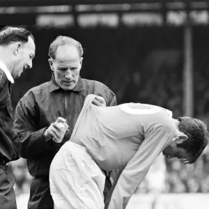 English League Division One match at Stamford Bridge. Chelsea 0 v Blackpool 2 English League Division One match at Stamford Bridge. Chelsea 0 v Blackpool 2
