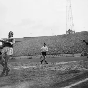 English League Division One match at Stamford Bridge. Chelsea 1-3 Tottenham