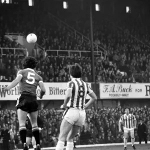 English League Division One match. Stoke City 0 v Manchester United 3