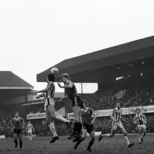 English League Division One match. Stoke City 0 v Manchester United 3 English League Division One match. Stoke City 0 v Manchester United 3