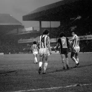 English League Division One match. Stoke City 0 v Southampton 2 English League Division One match. Stoke City 0 v Southampton 2