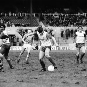 English League Division One match Stoke City 1 v Everton 1 January 1984 English League Division One match Stoke City 1 v Everton 1 January 1984