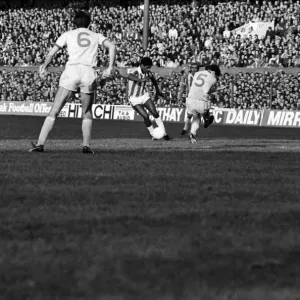 Match de Division Un de la Ligue anglaise. Stoke City 1 v Liverpool 1. Octobre 1982 MF