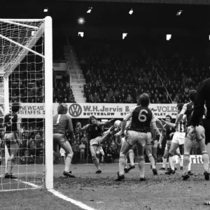 English League Division One match. Stoke City 2 v West Ham United 1