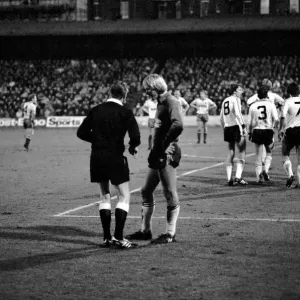 English League Division One match at Vicarage Road. Watford 0 v Manchester United 1 English League Division One match at Vicarage Road. Watford 0 v Manchester United 1