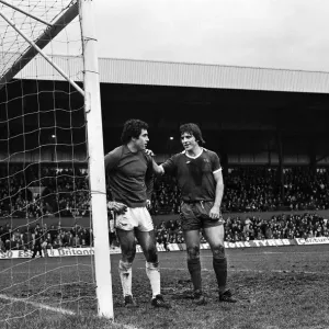 English League Division One match at the Victoria Ground. Stoke City 0 v Everton 1