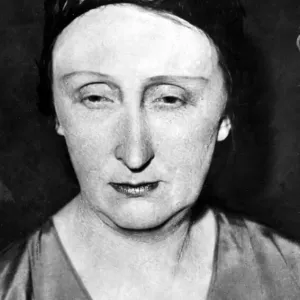 English poet and writer Edith Sitwell. Circa 1935