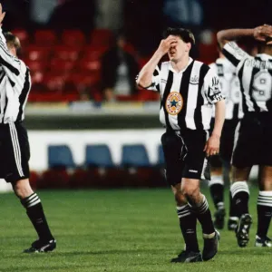 Nottingham Forest v Newcastle United 1-1 Print, City Ground, May 1996