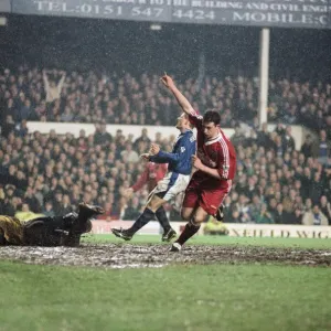 English Premier League match at Goodison Park. Everton 1 v Liverpool 1 English Premier League match at Goodison Park. Everton 1 v Liverpool 1
