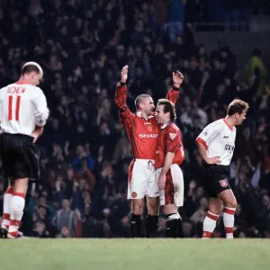 English Premier League match at Old Trafford. Manchester United 5 v Sunderland 0 English Premier League match at Old Trafford. Manchester United 5 v Sunderland 0