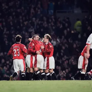 English Premier League match at Old Trafford. Manchester United 5 v Sunderland 0 English Premier League match at Old Trafford. Manchester United 5 v Sunderland 0