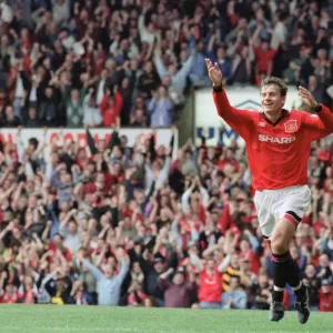 English Premier League match at Old Trafford. Manchester United 2 v Liverpool 0 English Premier League match at Old Trafford. Manchester United 2 v Liverpool 0