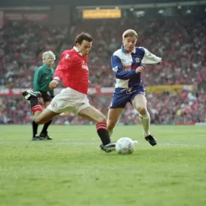 English Premier League match at Old Trafford. Manchester United v Blackburn Rovers English Premier League match at Old Trafford. Manchester United v Blackburn Rovers