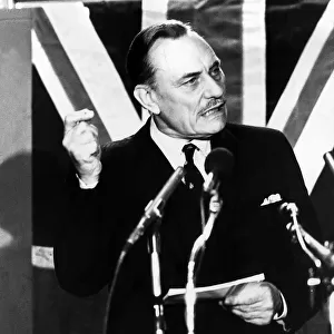 Enoch Powell Political Nationalist Campaigner 5th October 1976