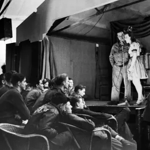 Entertainment for American servicemen in England during the Second World War Two