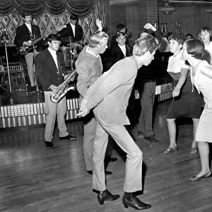 Entertainment: Dance: The Prince Philip. Young mods-hands clasped behind their backs like