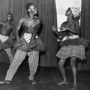 Entertainment: Dancers. The topless way To the throbbing music of native instruments Entertainment: Dancers. The topless way To the throbbing music of native instruments