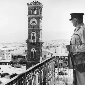 Entry of the British General and troops into Beirut. General Sir Henry Wilson