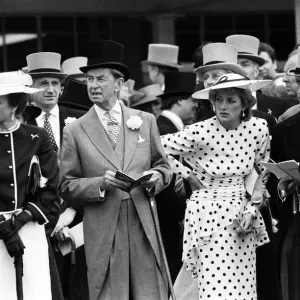 Epsom Derby 1986 Royal Family Print
