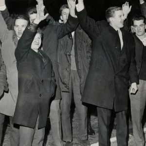 EQI Celtic players wave 6th march 1964 to fans after returning to CELTIC PARK after they EQI Celtic players wave 6th march 1964 to fans after returning to CELTIC PARK after they