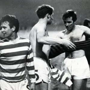 EQI CELTIC VERSUS AC MILAN MARCH 1969 EUROPEAN CUP QUARTER FINAL SCORE 0 1 EQI CELTIC VERSUS AC MILAN MARCH 1969 EUROPEAN CUP QUARTER FINAL SCORE 0 1