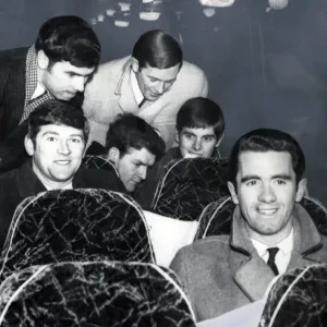 Print of West Bromwich Albion versus Dunfermline match in February 1969