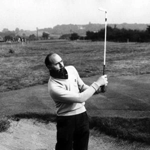 Eric Brown golfer at Lindrick golf course October 1957 A©Mirrorpix