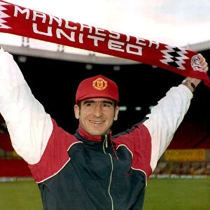 Eric Cantona Footballer of Manchester United STRICTLY NO COMMERCIAL USE