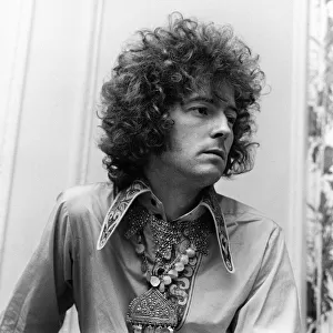 Eric Clapton 20 June 1967, of The Cream pop group, shows off his curly hair that is