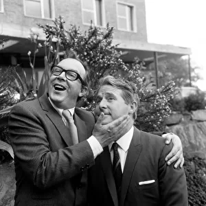 Eric Morecambe and Ernie Wise, photo-call after it was announced that the comedians are