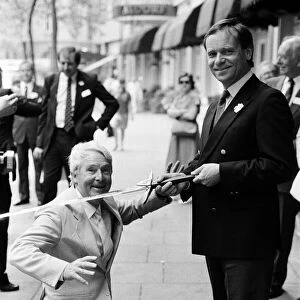 Ernie Wise and Jeffrey Archer. 18th June 1986