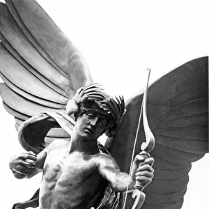 Eros, Londons most famous statue, returned in all it