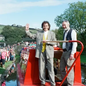 David Essex Christens Marsden Shuttle Print, October 1991