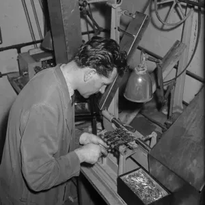 Esterbrook Pen Factory 21st November 1967 Nib production at the Esterbrook Pen Esterbrook Pen Factory 21st November 1967 Nib production at the Esterbrook Pen