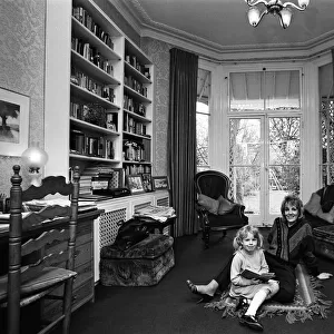 Esther Rantzen pictured at her home in Kew with her daughter Rebecca. 25th March 1985