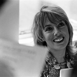 Esther Rantzen pictured in the "Thats Life"offices. 16th May 1978