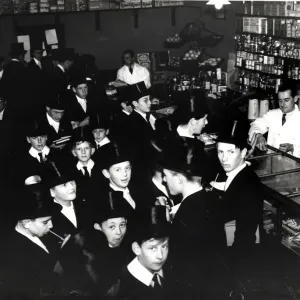 Eton College Print: Boys in School Shop, February 1964 Eton College Print: Boys in School Shop, February 1964