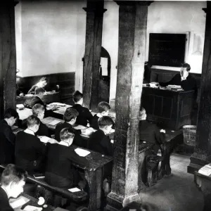 Eton College Print - A 1964 Classroom Scene Eton College Print - A 1964 Classroom Scene