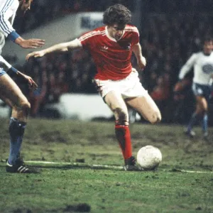 European Cup Quarter Final First Leg match at the City Ground