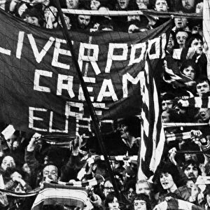 European Cup Second Round First Leg match at Anfield. Liverpool 5 v Dynamo Dresden