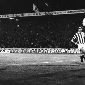 European Cup Second Round First Leg match at the Marakana Stadium, Belgrade, Yugoslavia European Cup Second Round First Leg match at the Marakana Stadium, Belgrade, Yugoslavia