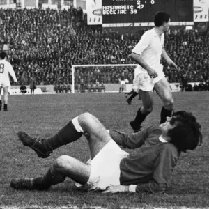 George Best Injury in Belgrade 1966 Print